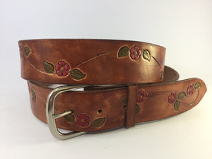 Daisy Chain Boho Solid Leather Belts