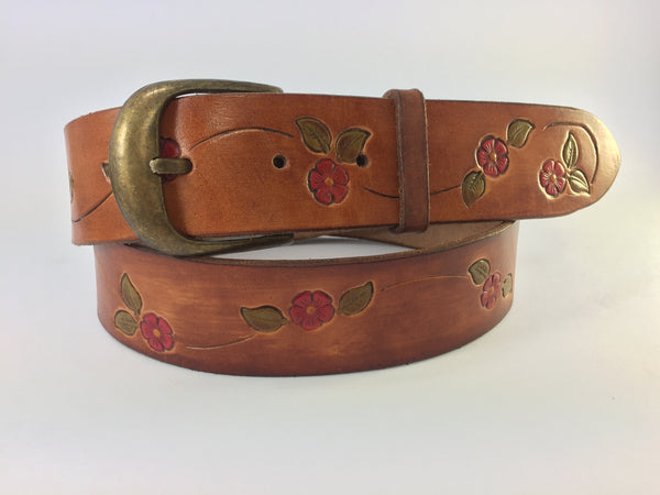 Daisy Chain Boho Solid Leather Belts